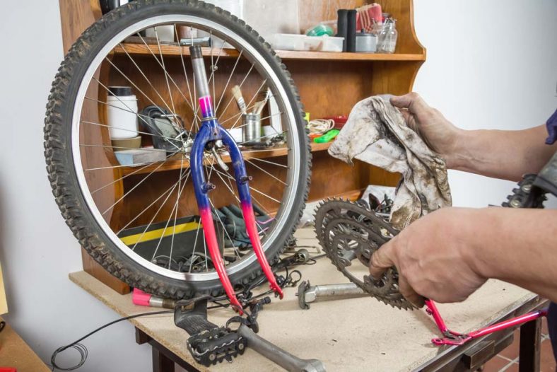 Fahrrad reinigen